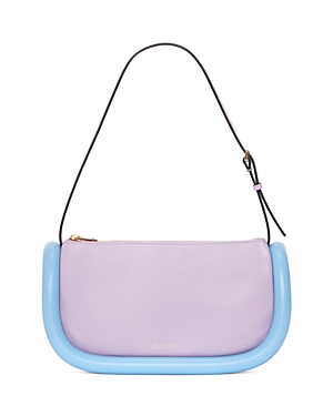 Jw Anderson Bumper-15 Colour-block Shoulder Bag In Lilac/blue/gold