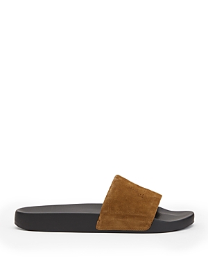 Allsaints Karli Slide Sandal In Dark Tan