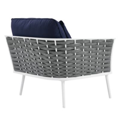 Stance Outdoor Patio Aluminum Left-Facing Armchair