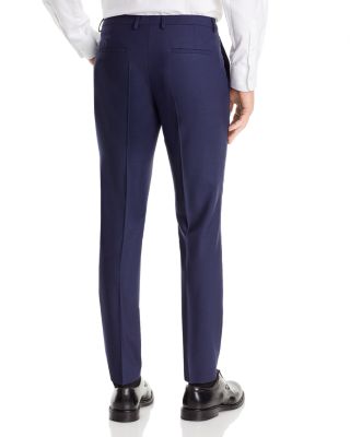 Hesten Super Navy Extra Slim Fit Suit Pants