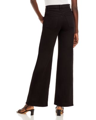 The Mia High Rise Wide Leg Jeans in Black