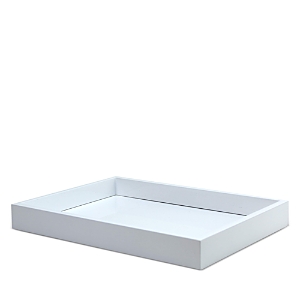 Addison Ross Small Lacquer Tray, 8 X 11 In White