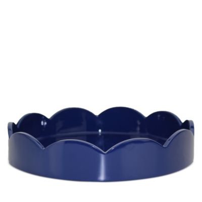 8.5" Scallop Lacquer Tray