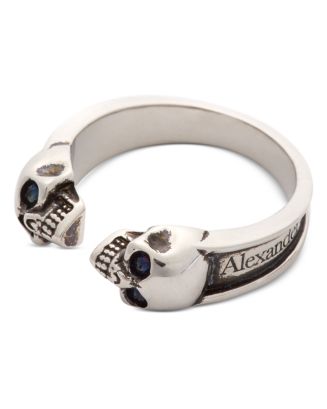 ALEXANDER McQUEEN THIN TWIN SKULL スワロ付