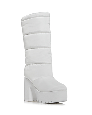 Jeffrey Campbell Women's Snow Doubt Platform Block Heel Cold Weather Boots