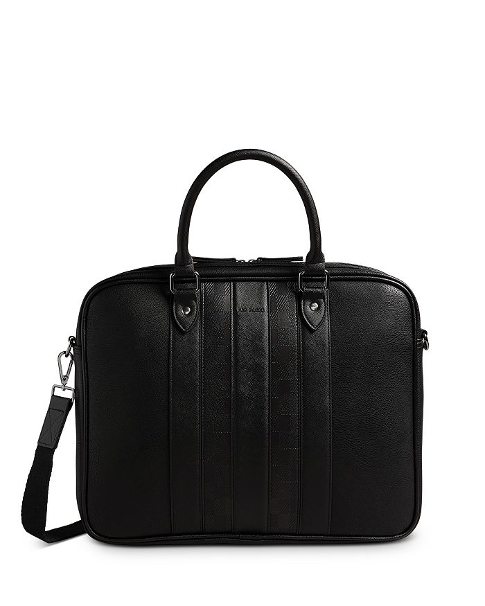 Ted Baker Waymon House Check PU Document Bag | Bloomingdale's