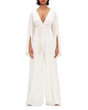 Andrea Iyamah Lili Belted Jumpsuit Swim Cover-Up