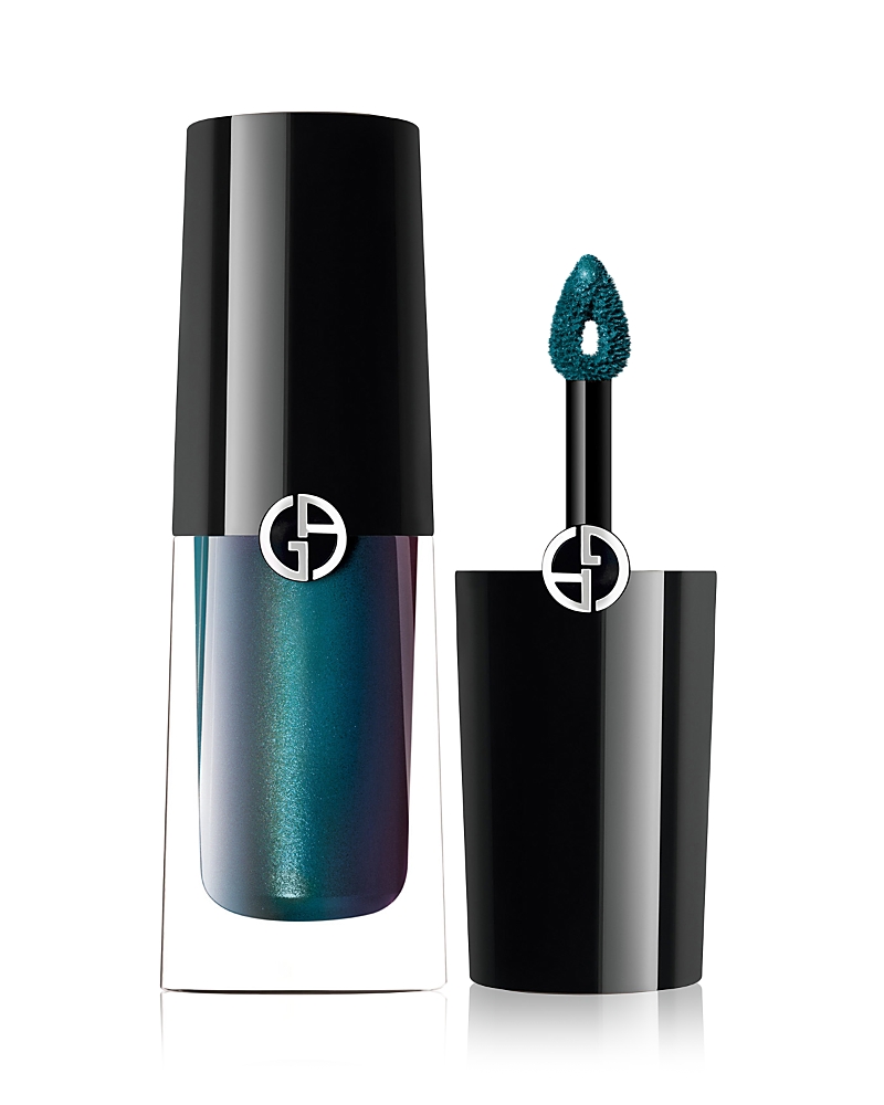 Armani Collezioni Eye Tint Long-lasting Liquid Eyeshadow In S Petrol (electric Teal Chrome - Chrome
