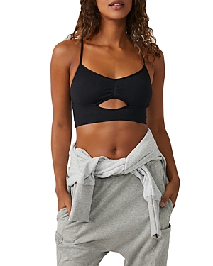 FREE PEOPLE FREE THROW STRAPPY BACK CUTOUT CROP TOP