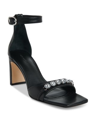 Whistles - Women's Alsie Square Toe Jewelled High Heel Sandals