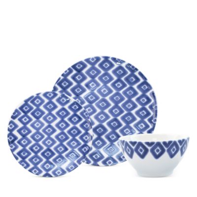 Santorini Diamond Dinner Plate