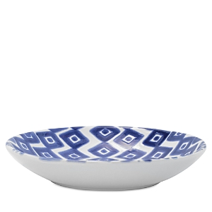 Vietri Viva Santorini Ceramic Diamond Pasta Bowl In Blue
