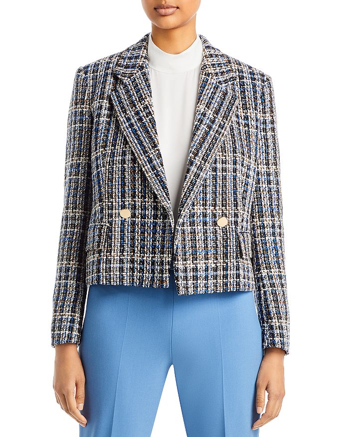 BOSS Tweed Double Breasted Jacket | Bloomingdale's