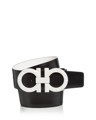 Ferragamo Salvatore Men's Double Gancini Buckle Reversible