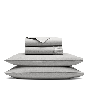 Boll & Branch Flannel Sheet Set, King with Standard Pillowcases