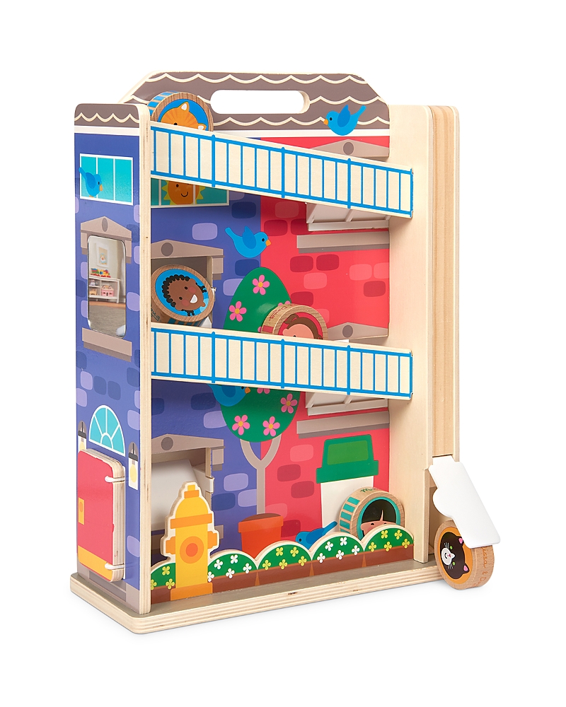 Melissa & Doug Go Tots Town House Tumble Set - Ages 1+