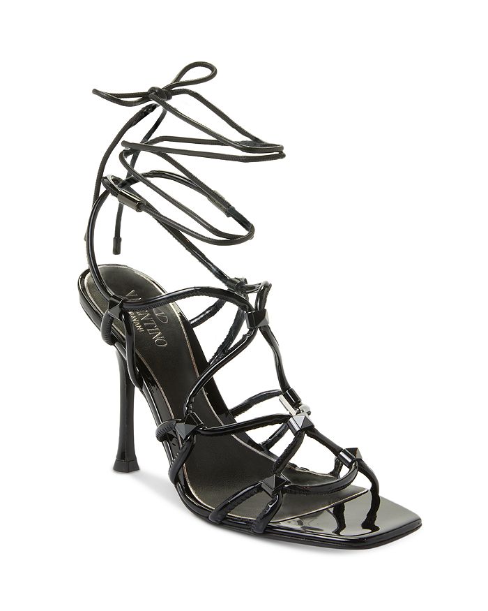 Lignende højt konkurrence Valentino Garavani Women's Rockstud Gladiator High Heel Sandals |  Bloomingdale's
