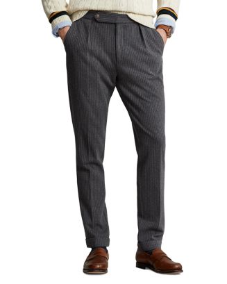 Polo Ralph Lauren Pinstripe Knit Tailored Fit Suit Pants
