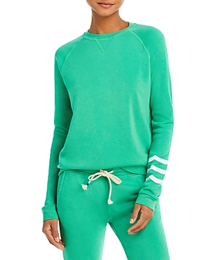 Sol Angeles Waves Sweatshirt In Lime
