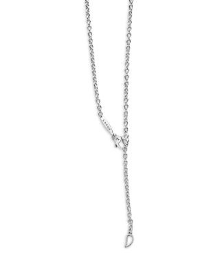 18K Gold & Sterling Silver Caviar Lux Diamond Pendant Necklace, 16"-18"