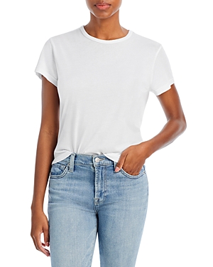 Shop Agolde Drew Tee In White