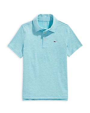 Vineyard Vines Boys' Sankaty Striped Polo - Little Kid, Big Kid In Turqs