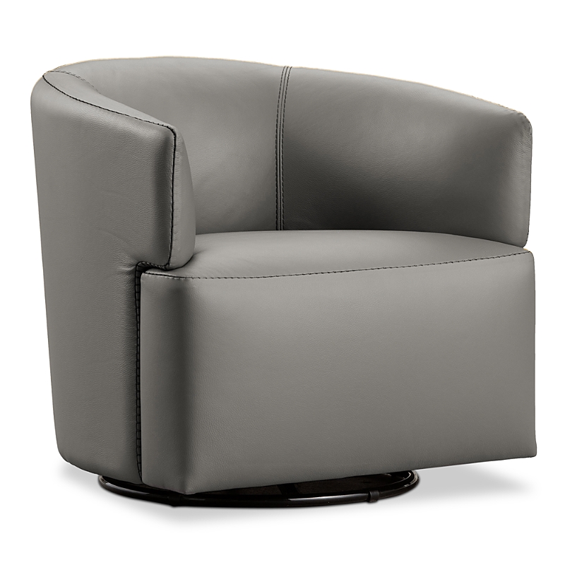 Giuseppe Nicoletti Nicoletti Capri Swivel Chair - Exclusive In Bull Tortora