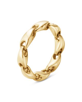 Georg Jensen 18K Yellow Gold Reflect Link Ring