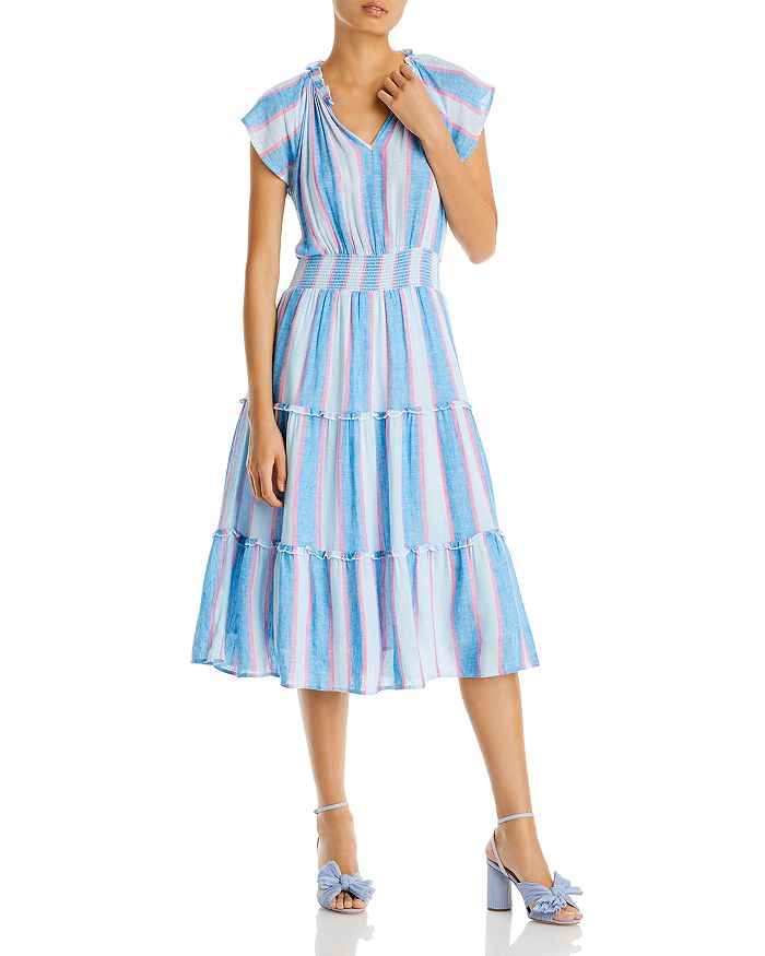 Rails Amellia Striped Smocked Waist Dress | Bloomingdale's