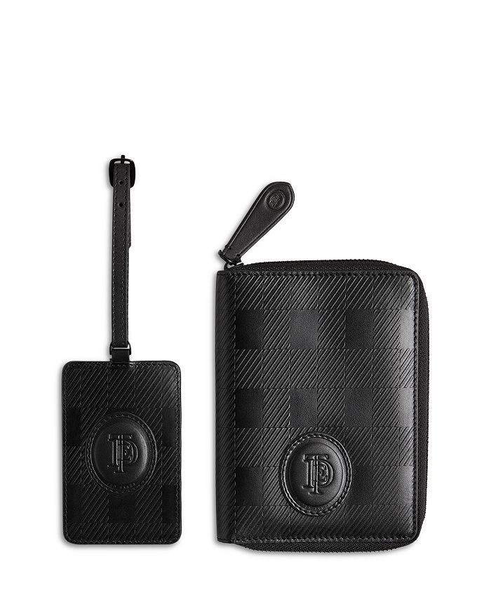 Ted Baker - Tobery House Check Leather Travel Set