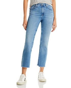 AG - Farrah High Rise Bootcut Cropped Jeans in 18 Years Expansive