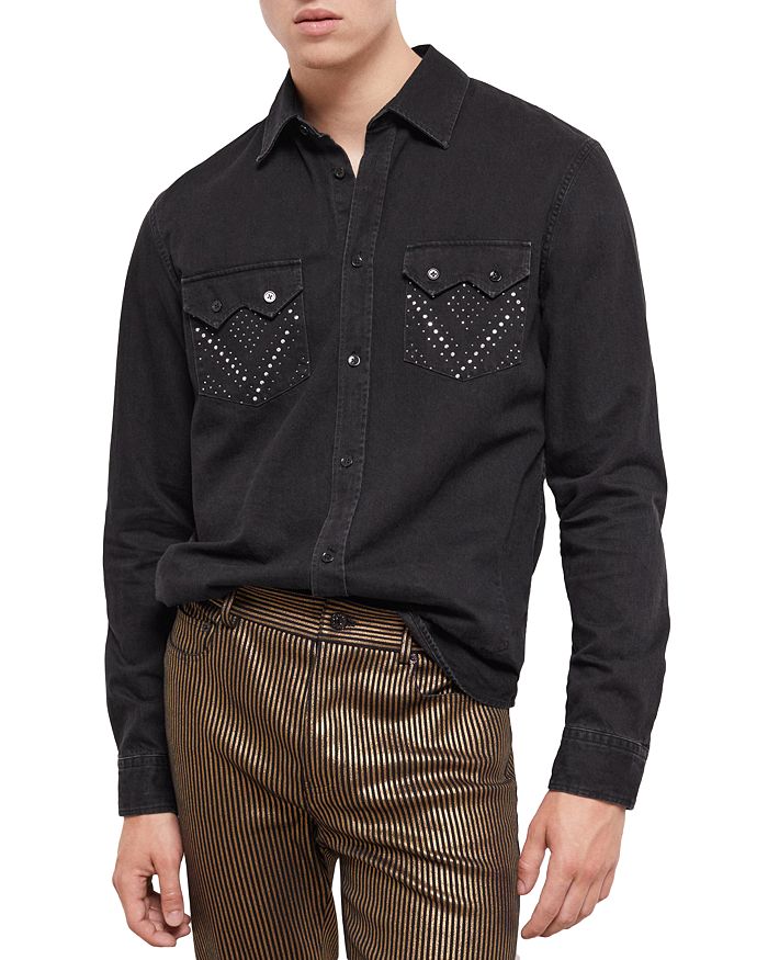 kooples denim shirt