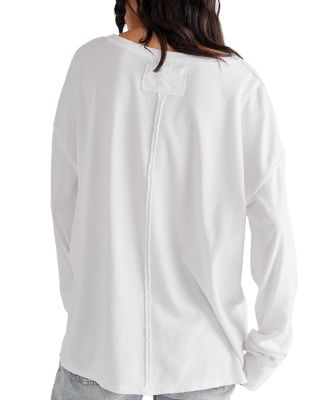 Cotton Fade Into You Long Sleeve Top