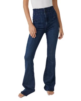 Free People - Jayde Flared Jeans in Night Sky
