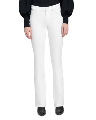 UPC 196115204195 product image for 7 For All Mankind Kimmie Mid Rise Slim Bootcut Jeans in Clean White | upcitemdb.com