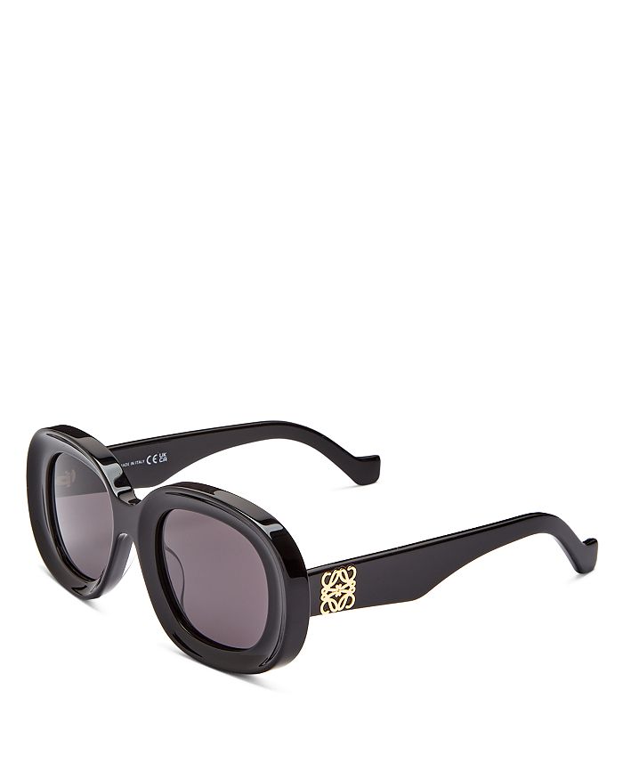 Loewe Chunky Anagram Geometric Sunglasses, 49mm | Bloomingdale's