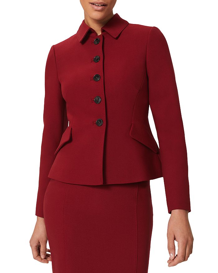HOBBS LONDON Becky Button Front Blazer | Bloomingdale's