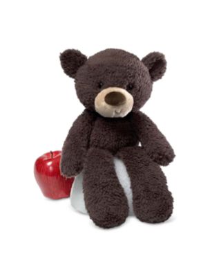 Fuzzy Teddy Bear Stuffed Animal Plush, Chocolate Brown - Ages 1+