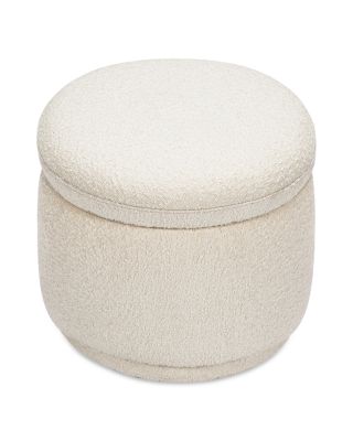Enoki Boucl&eacute; Storage Ottoman