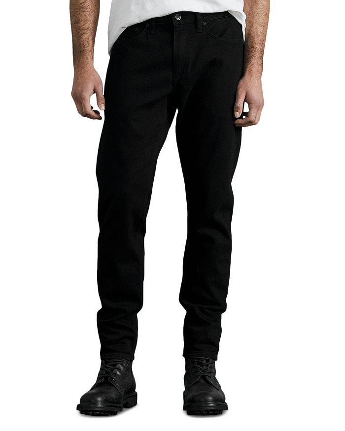 rag & bone Fit 3 Authentic Stretch Slim Athletic Jeans in Black ...