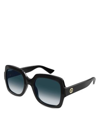 Minimal Squared Sunglasses, 54mm