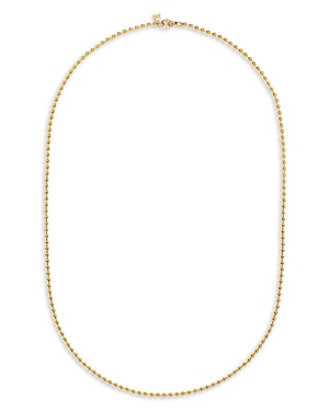 Shop Temple St Clair 18k Yellow Gold Classic Polished Ball Chain Necklace, 22