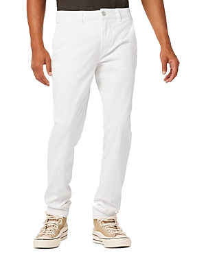 Shop Hudson Classic Slim Straight Fit Chino Pants In White