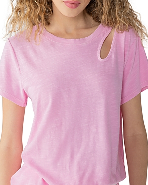 Shop Sanctuary Cut Out Tee In Pink
