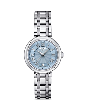 Tissot Women's Swiss Bellissima Stainless Steel Bracelet Watch 26mm In Blue/silver