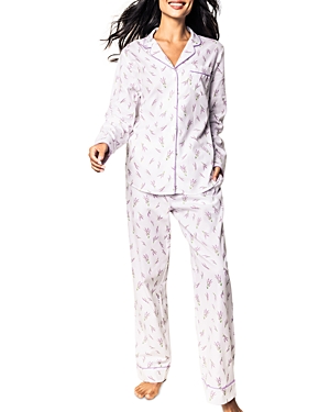 Shop Petite Plume Fields Of Provence Pajama Set In White