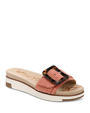 Sam Edelman Ariane Platform Slide Sandal In Stucco Pink