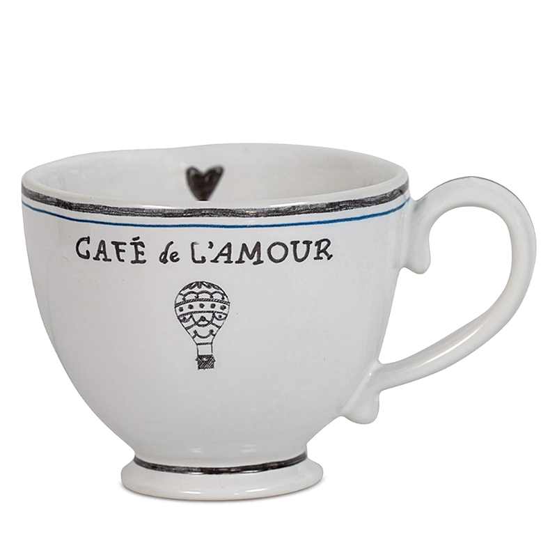Juliska L'amour Toujours Coffee & Tea Cup In Whitewash