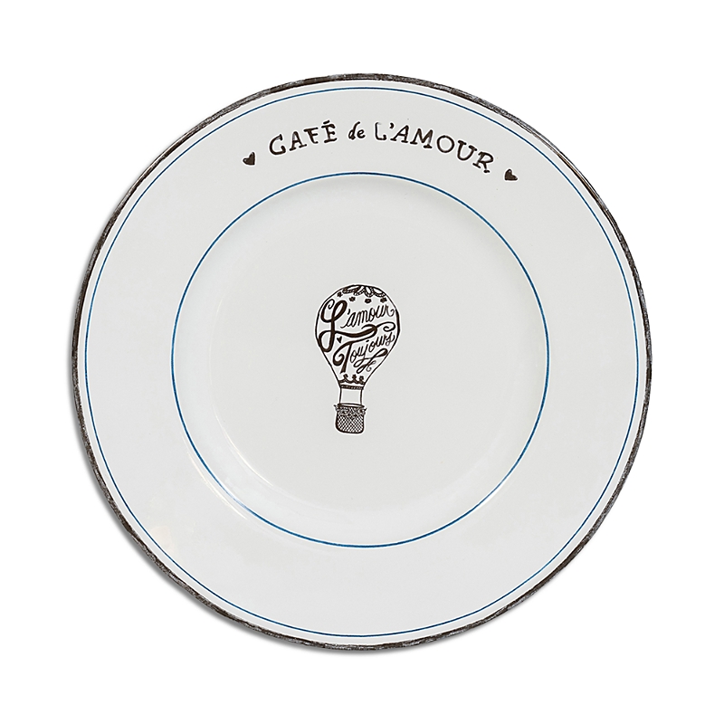 Juliska L'amour Toujours Dinner Plate In Whitewash