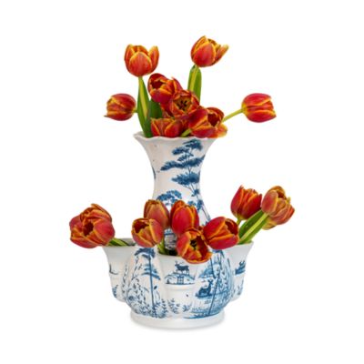 Country Estate Delft Blue Tulipiere Vase
